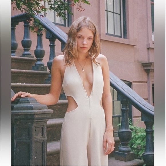 Zara NWT long halter jumpsuit - Picture 2 of 8